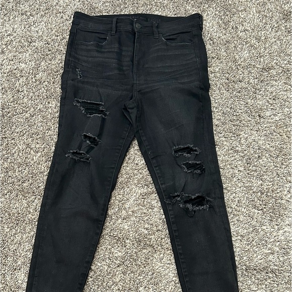 American Eagle Jeggings black size 10 regular - Picture 5 of 12